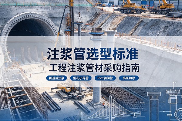 宜春注浆管选型标准