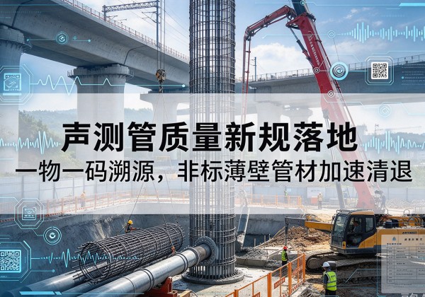 宜春声测管质量新规落地，一物一码溯源，非标薄壁管材加速清退